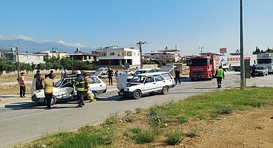 Hassa'da trafik kazası: 1 yaralı