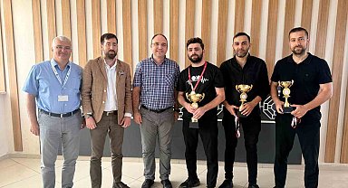 Hastane çalışanları arasında masa tenisi turnuvası