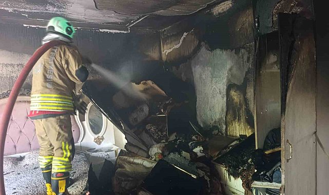 Hatay'da evde çıkan yangın büyümeden söndürüldü