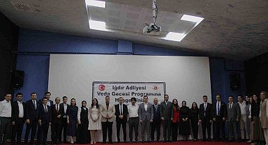 Iğdır'da görev yeri değişen hakim ve savcılar için veda programı