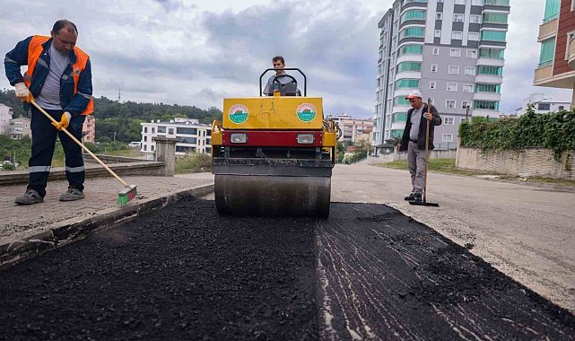 İlkadım'da yollar yenileniyor