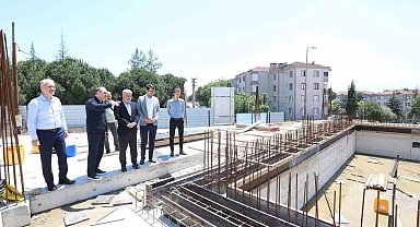 İnegöl'de devam eden projeler yerinde incelendi