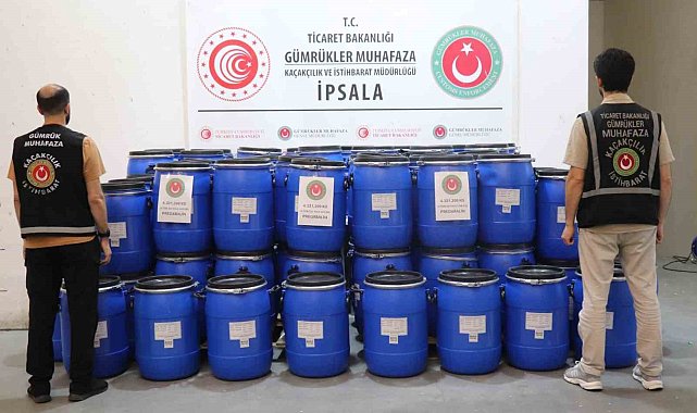 İpsala Gümrük Kapısı'nda 4 ton 321 kilo uyuşturucu ele geçirildi