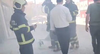 İş merkezindeki korkutan yangında 2 kişi hastaneye kaldırıldı