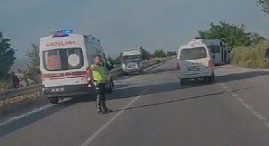 İşçi servisleri çarpıştı; 10 yaralı