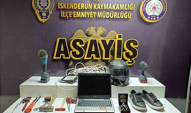 İskenderun'da hırsızlık yapan 4 şahıs tutuklandı