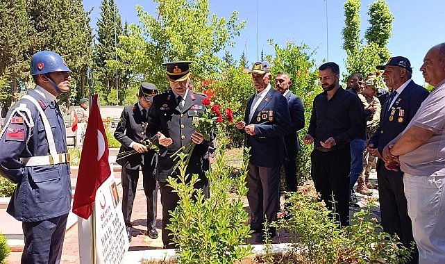 Jandarmanın 187'nci kuruluş yıl dönümünde şehitlik ziyaret edildi