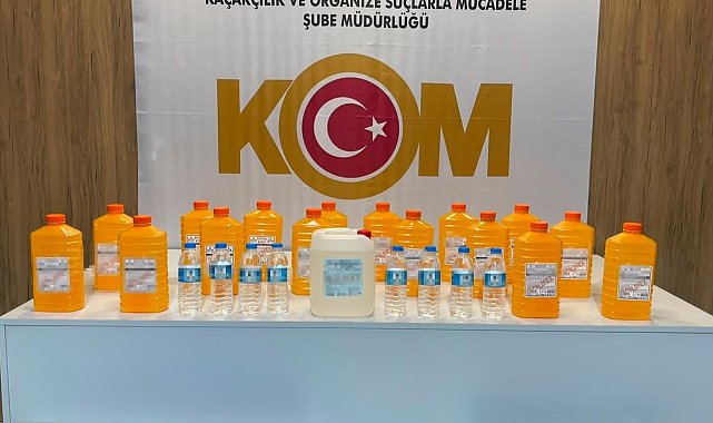 Kaçak içki ve makaron operasyonu: Çok sayıda ürün ele geçirildi