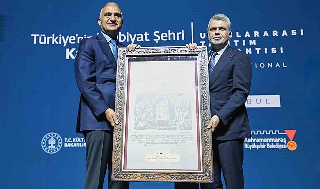 Kahramanmaraş UNESCO'nun 'Edebiyat Şehri' oldu