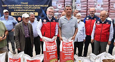 Kahramanmaraş'ta üreticilere 47 ton soya tohumu