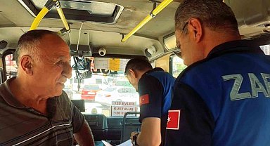 Karabük Belediyesi'nden minibüslere hizmet standardı denetimi