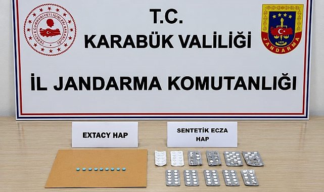 Karabük'te 241 uyuşturucu hap ele geçti