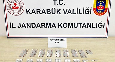 Karabük'te uyuşturucu operasyonu: 151 sentetik hap ele geçirildi