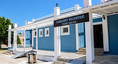 Karacabey'de yüzme havuzları kapılarını açtı