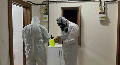 Karaman'da 6 katlı apartmanda böcek ilacı alarmı: Bina sakinleri tahliye edildi