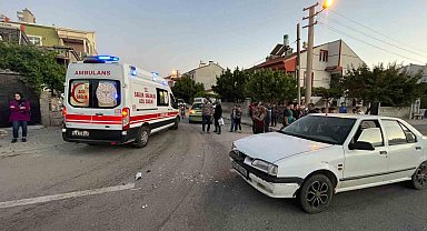Karaman'da otomobiller çarpıştı: 1 yaralı