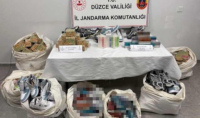 Kargo gönderiminden kaçak ürün çıktı