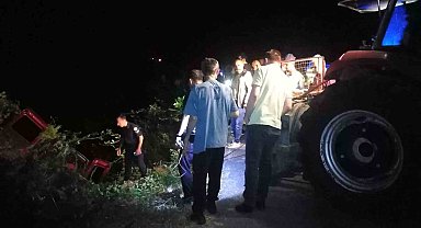 Kastamonu'da hafif ticari araç şarampole yuvarlandı: 1 yaralı