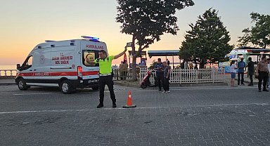 Kastamonu'da yayaya çarpan motosikletin sürücüsü yaralandı