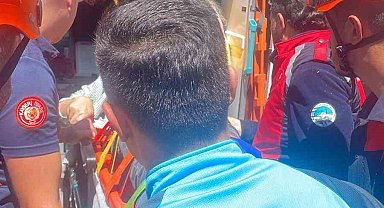 Kayalıklardan düşen şahıs yaralandı
