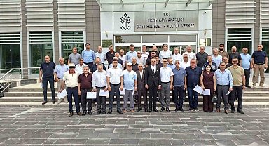 Kaymakam Özaydın, Erzin'e veda etti
