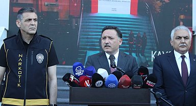 Kayseri'de Cumhuriyet tarihinin en büyük uyuşturucu operasyonu gerçekleştirildi