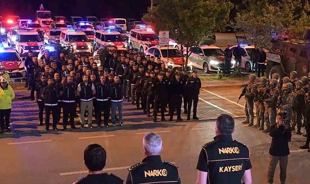 Kayseri'deki dev uyuşturucu operasyonunda 211 kişi tutuklandı