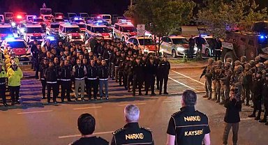 Kayseri'deki dev uyuşturucu operasyonunda 211 kişi tutuklandı