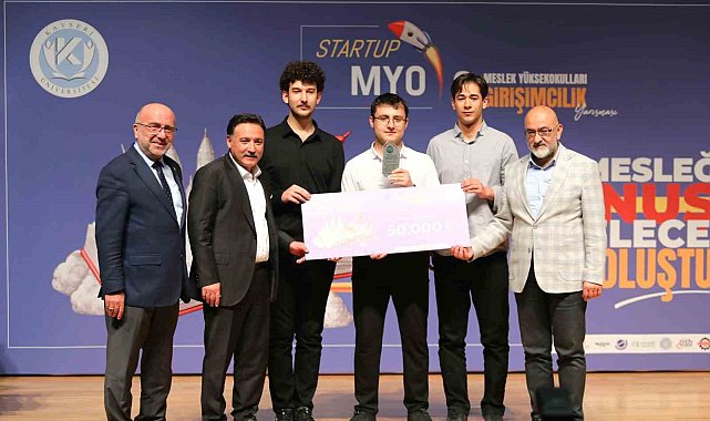 KAYÜ'de StartUpMYO 2026 Proje Yarışması'nın finali gerçekleştirildi