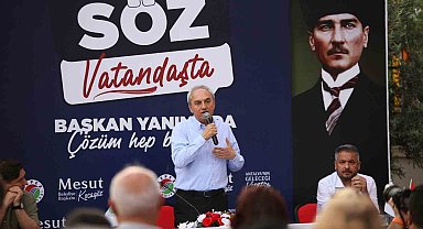 Kepez Belediye Başkanı Mesut Kocagöz vatandaşlarla buluştu