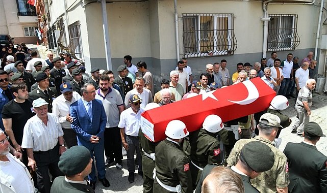 Kıbrıs Gazisi İbrahim Bahçeli son yolculuğuna uğurlandı