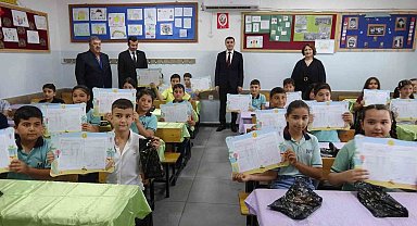 Kilis'te 45 bin 713 öğrenci karne aldı