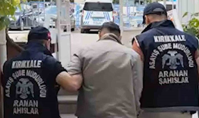 Kırıkkale'de 10 yıl hapis cezası bulunan yabancı uyruklu hükümlü yakalandı