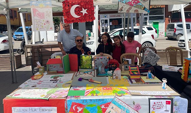 Kızılcahamam'da eTwinning projeleri yıl sonu sergisi yoğun ilgi gördü