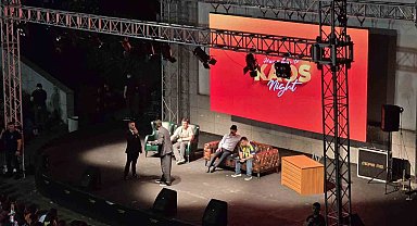 Komedyen Hayrettin, Karadeniz Ereğli'de kahkaha dolu gece yaşattı