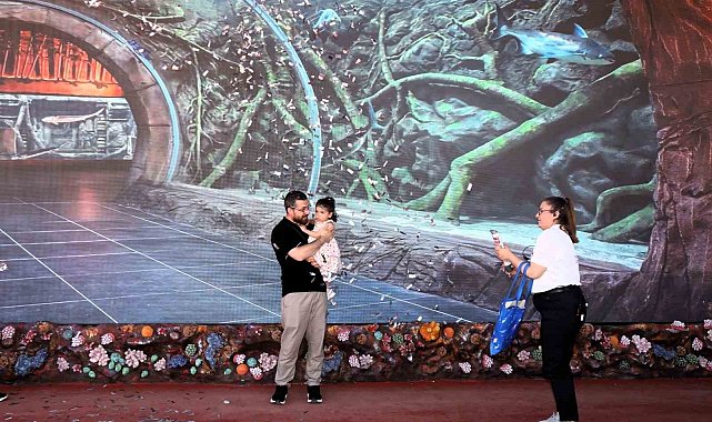 Körfez Aqua Akvaryumu'nda 41 bininci ziyaretçi sürprizi