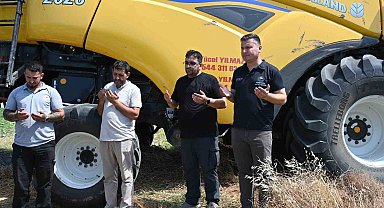 Koyunculuk Araştırma Enstitüsü'nde hasat bereketi