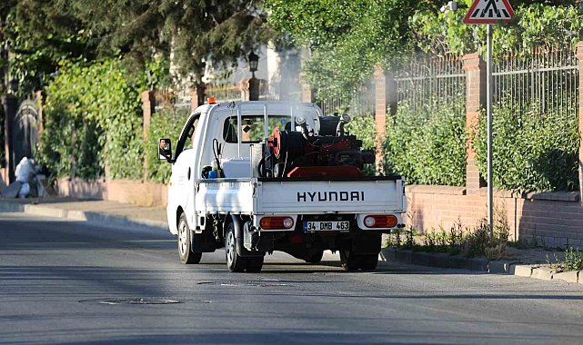 Küçükçekmece'de sivrisineklere karşı mücadele yoğunlaştı