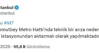 M7 Metro Hattı'nda arıza: Vatandaşlar tünelde yürüdü