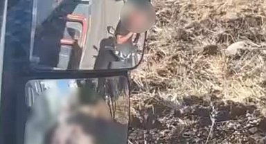 Madde kullanarak motosiklet sürdü