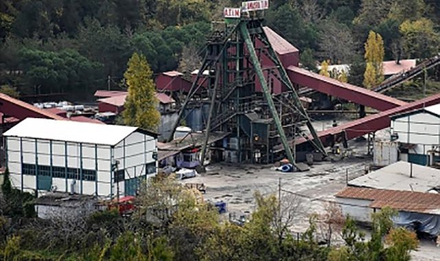 Maden ocağında yangın nedeniyle üretim durdu