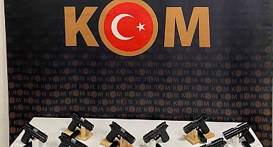 Mardin'de 13 ruhsatsız tabanca ele geçirildi