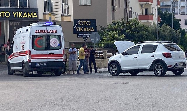 Mersin'de araçların karıştığı kazada 2 yaralı