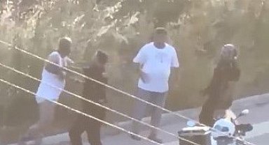 Mersin'de üst aramasında polislere direnen şahıslar ile polisler arasında arbede