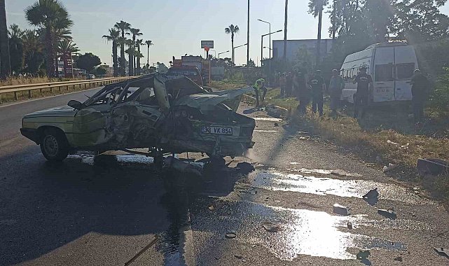 Mersin'de zincirleme trafik kazası: 1 ölü