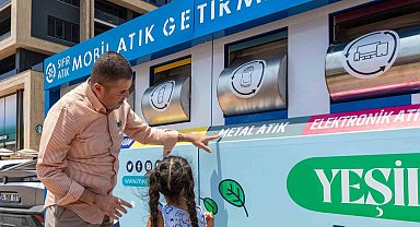 Mezitli'de mobil atık getirme merkezleri hizmete girdi
