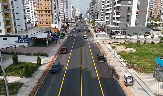 Mezitli'de ulaşımı rahatlatacak çalışma tamamlandı