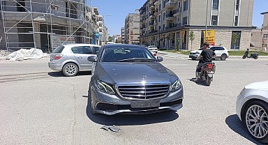 Motosiklet ile otomobil çarpıştı: 1 yaralı