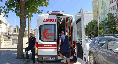 Motosikletin devrildiği kazada sürücü yaralandı