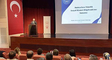 Muhtarlar, kadına yönelik şiddetle ilgili bilgilendirildi